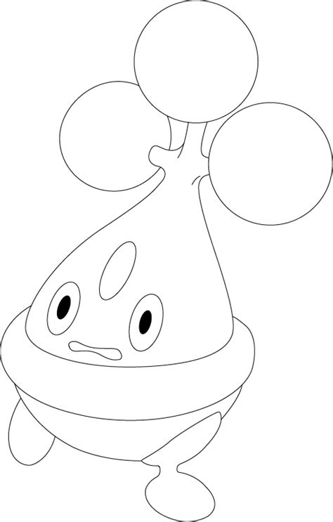 Lineart Of Bonsly By Inukawaiilover On Deviantart