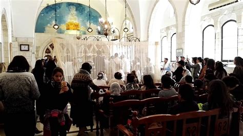 A Bar Mitzvah Ceremony At The Four Sephardic Synagogues Jerusalem