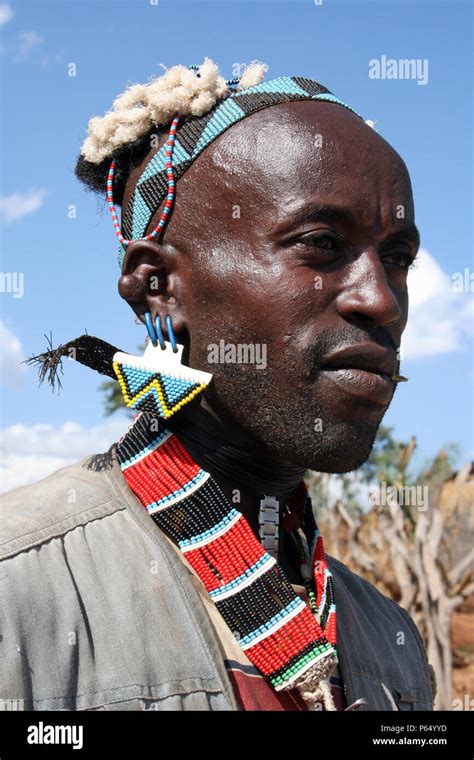 Bana Tribe Man Key Afer Ethiopia Stock Photo Alamy