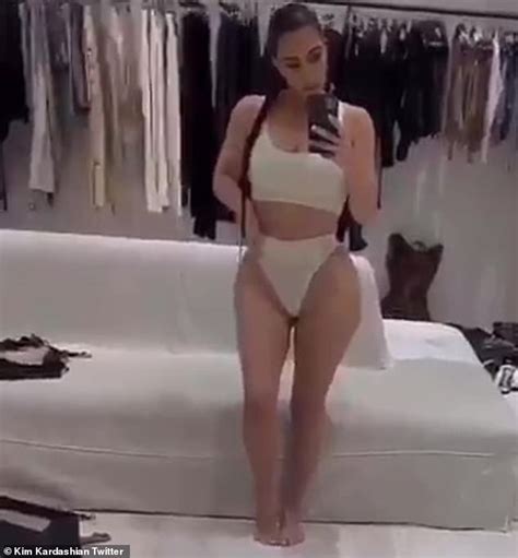 kim kardashian puts her famous bottom on display as she promotes her new skims ribbed line