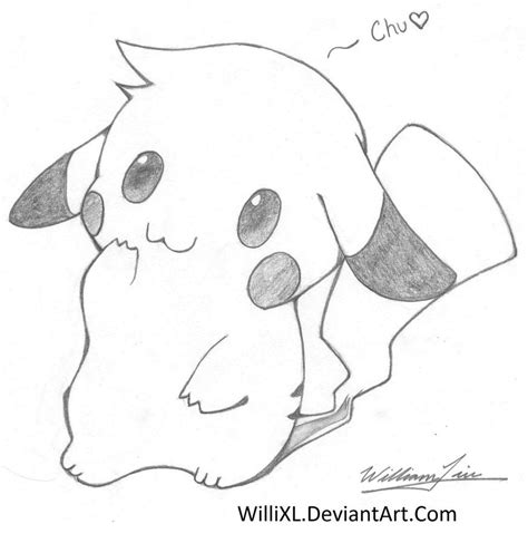 Super Cute Pikachu By Willixl On Deviantart