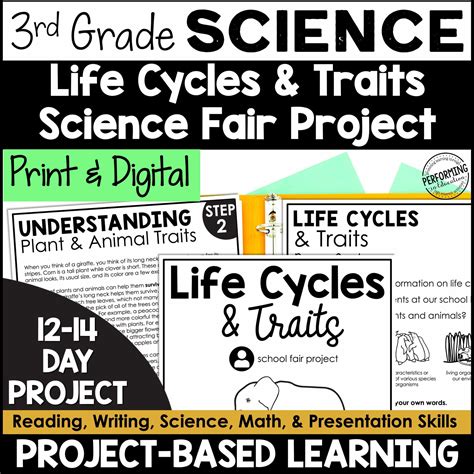 3rd Grade Pbl Science Life Cycles And Traits Science Fair