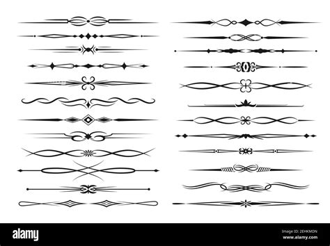 Chapter Dividers And Decorations Set Frame Elements With Elegant