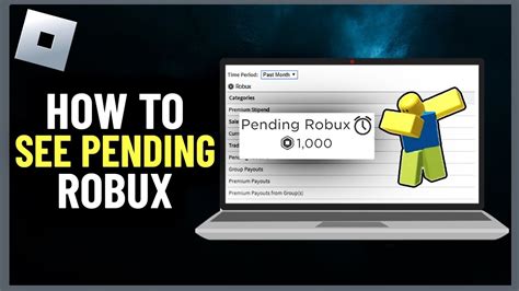 How To See Pending Robux In Roblox Full Guide 2024 Youtube