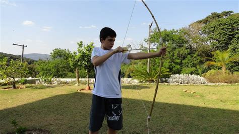 arco e flecha caseiro longbow youtube