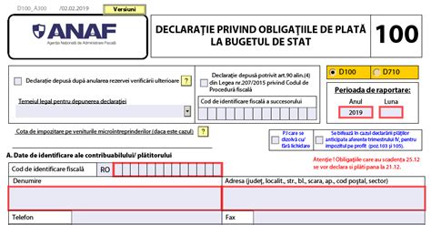 Declarația unică se depune până la 30 iunie 2020, inclusiv. Declarația 100 - ANAF a publicat pe site PDF-ul inteligent ...