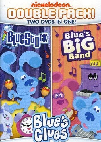 Blues Clues Double Feature Blues Big Band Bluestock DVD FREE