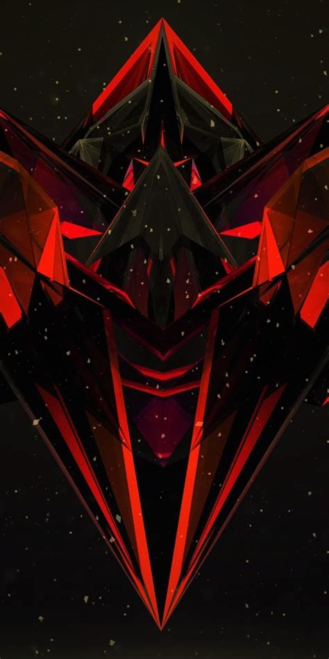 1080x2160 Justin Maller Red Dark Black Abstract One Plus 5thonor