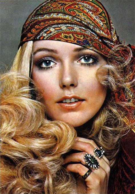 Hairstyles Longhairstyles 1970s Curls And Makeup Complete With