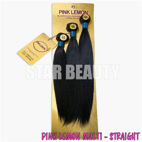 13a Pink Lemon Brazilian 3 Bundle Multi Pack Straight