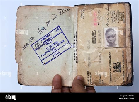 Apartheid Era South African Id Or Reference Book Dompas Pass Laws