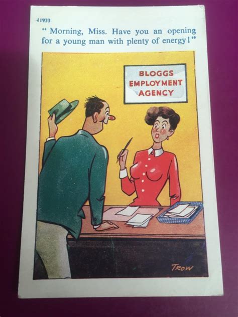 Vintage 1950s Rude Novelty Postcard Naughty Postcard Etsy