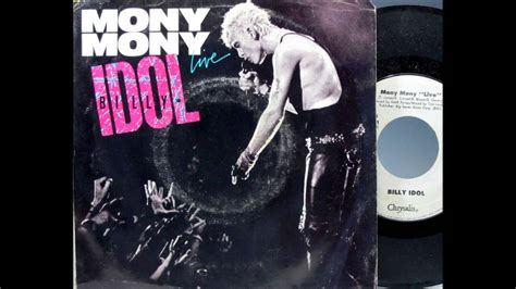 Mony Mony Billy Idol 1987 Vinyl 45rpm Youtube