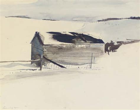 Andrew Wyeth B 1917 Adams Shed Christies