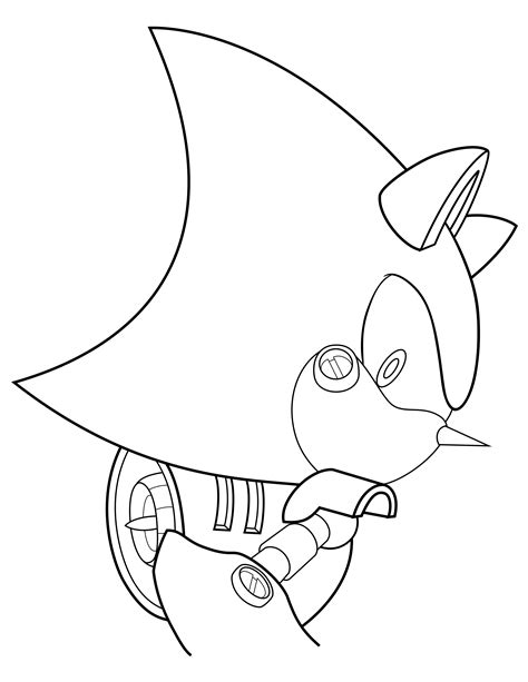 Coloring Page 2 Metal Sonic By Xaolin26 On Deviantart