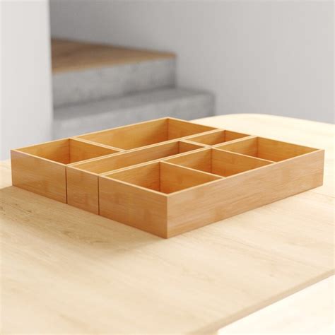 Bamboo Expandable Drawer Organizer Etsy