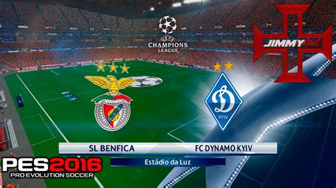 Arsenal v benfica europa league return leg switched to greece. PES 2016 Liga dos Campeões Benfica vs Dinamo Kiev (Previsão) 01/11/2016 - YouTube