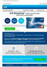 Photos of Citi Credit Card Mail Offer