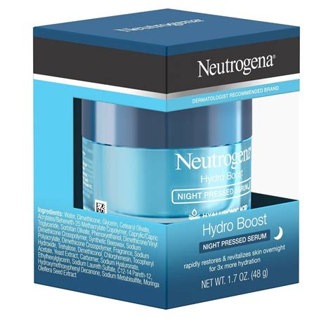 Neutrogena Hydro Boost Night Pressed Serum 17 Oz Shipt