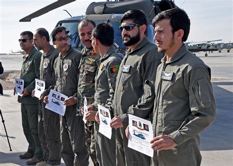 First 6 Afghan Air Force Black Hawk Helicopter Pilots Graduate Training