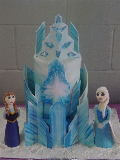 Contact cake decorating central on messenger. Frozen Ice Castle Cake - CakeCentral.com