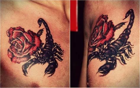 See more ideas about scorpion tattoo, scorpio tattoo, tattoos. Rose Scorpion tattoo KINDA like I wanted...with some ...