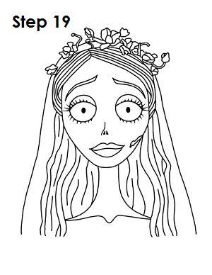 Corpse Bride Drawing Easy How To Draw Corpse Bride Emily Bocainwasul