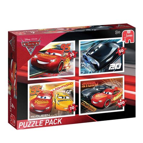 Disney Cars 4 In 1 Jigsaw Puzzle 19615 Character Brands