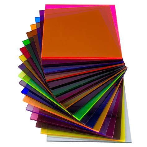 Acrylic Pmma Tinted Color Sheet 30mm Thickness Etsy Uk