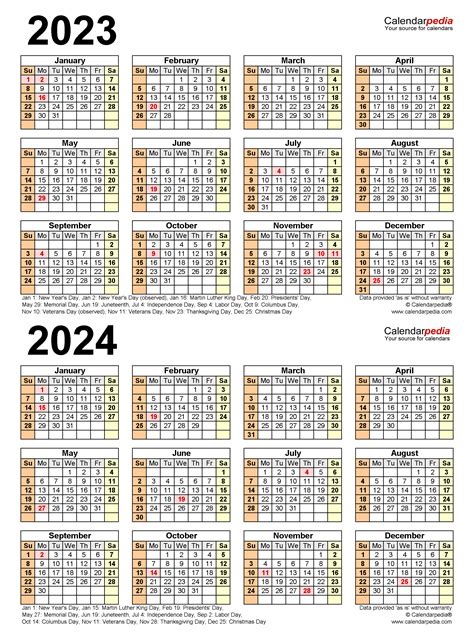 2023 2024 Calendar With Week Numbers Time And Date Calendar 2023 Canada