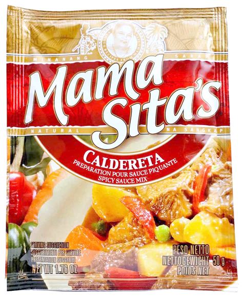 Mamasitas Caldereta Spicy Sauce Mix 50g Ph Afood Market As