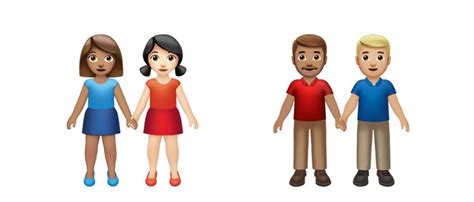 Apple To Roll Out More Diverse Same Sex Couple Emojis With 75 Different Combinations The Daily