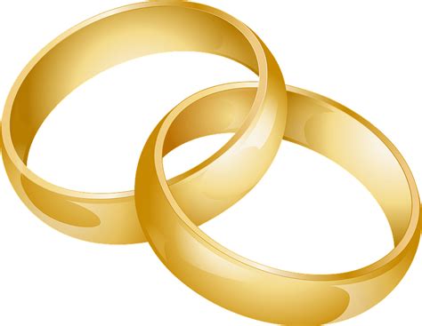 Wedding rings clipart stock illustrations. Wedding bands intertwined clipart. Free download ...