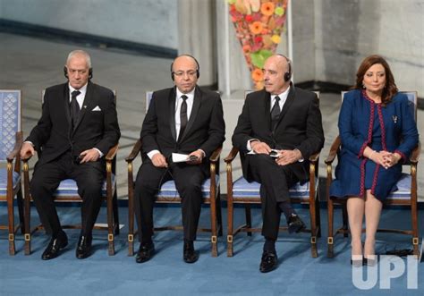 Photo Nobel Peace Prize Laureates The Tunisian National Dialogue Quartet Attend The Nobel Peace