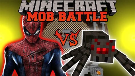 Spiderman Vs Spiders Minecraft Mod Battle Mob Battles Superheroes