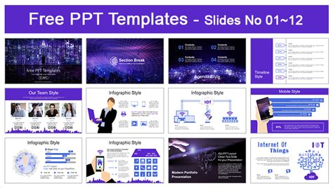 Iot Smart City Powerpoint Templates For Free