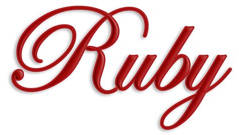 Ruby Is Her Name Ruby Tattoo Ruby Ruby Tuesdays