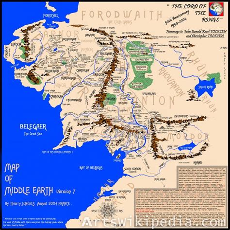 Middle Earth Maps