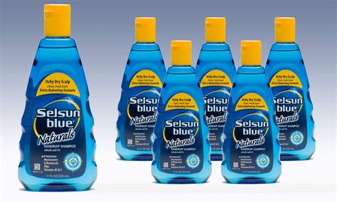 Selsun Blue Itchy Dry Scalp Dandruff Shampoo 6 Bottles Groupon