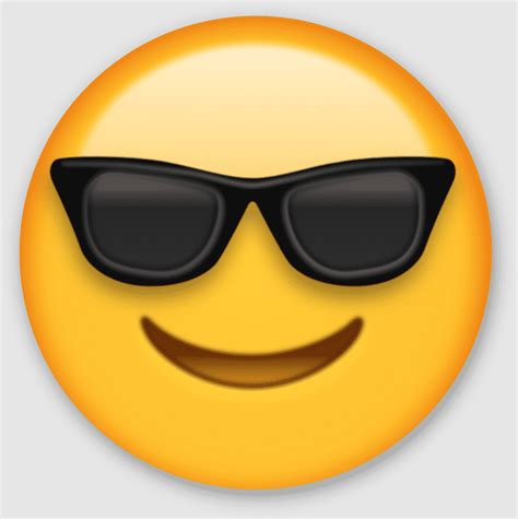 Snapchat Sunny Emojipedia Whatsapp T Shirt Goggles Sunglasses Emoji Emoticon Email Anyrgb