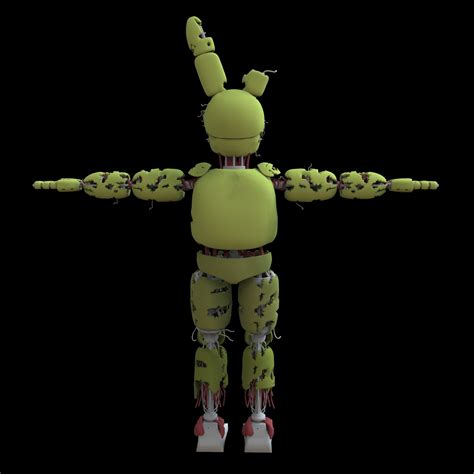 3d File Fnaf Springtrap Full Body Wearable Costume With Head For 3d