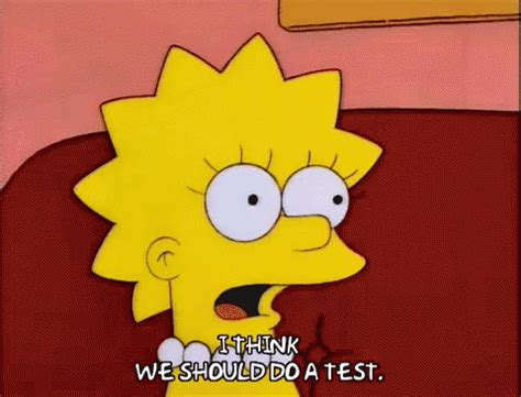 The Simpsons Lisa Gif The Simpsons Lisa Test Discover Share Gifs