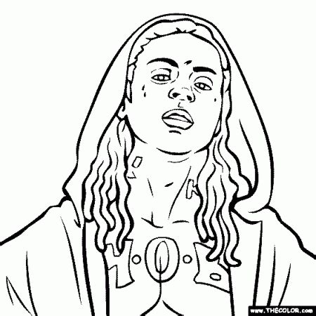 Lil Durk Coloring Page Coloring Home