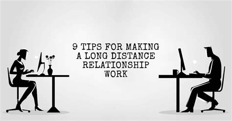 No one's ever said that long distance relationships are easy, but the distance doesn't have to ruin your relationship either. 9 Tips for Making a Long Distance Relationship Work | I ...
