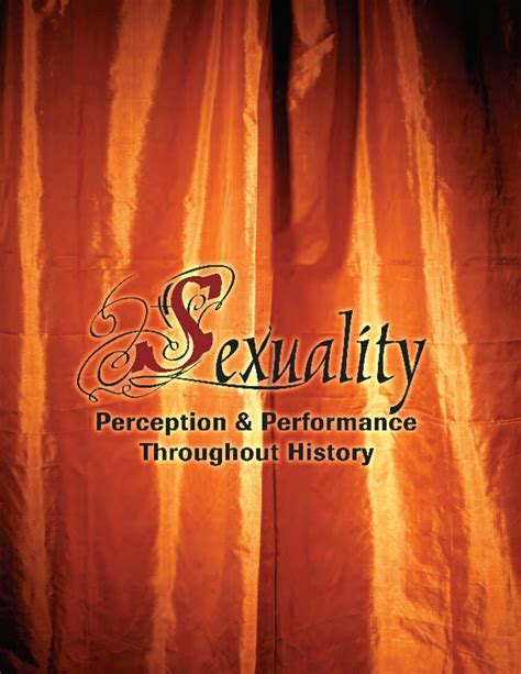 sexuality perception and performance throughout history brochure by american urological