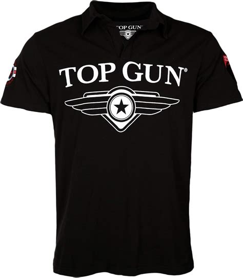 Top Gun 12 T Shirt 6406 310 Tg2019 1010 Black Black S Uk