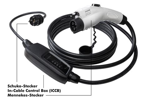 Ladekabel vom typ mode 2 kommen vor allem dann zum einsatz, wenn sie ihr auto an einer normalen haushaltssteckdose laden. ICCB (in-cable control box) :: In-Kabel Kontrollbox ...