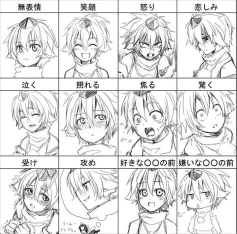 Manga Emotions Anime Faces Expressions Anime