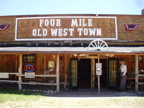 Life At 55 Mph Four Mile Old West Town In Custer South Dakota Click