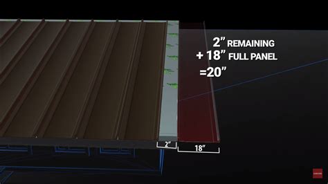 Panel Layout Standing Seam Metal Roofing Installation